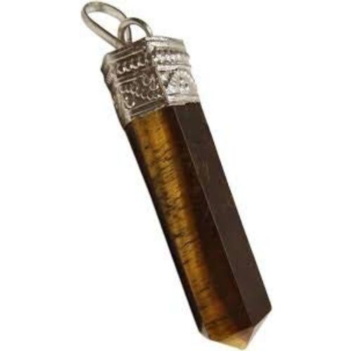 Tiger eye pencil pendent