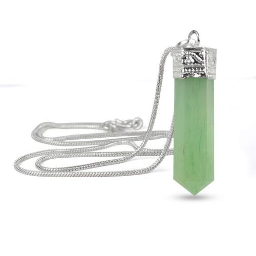 Agate Green Jede Pencil Pendent