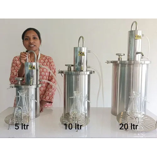 Mini Distillation Unit Lab Scale - Capacity: 5 Liter/day