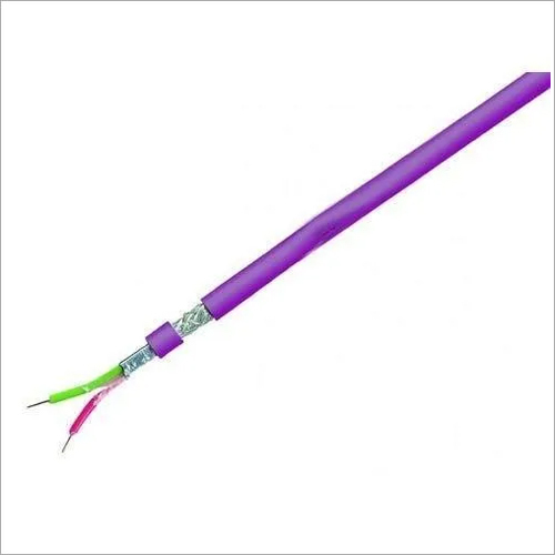 6XV1830 0EH10 Siemens Profibus Cable - Copper Conductor, PVC Jacket, 2 Pairs, Purple | Industrial Application, Communication Usage, Shielded
