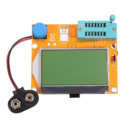 LCR-T4 12864 LCD Graphical Transistor Tester Resistance Capacitance ESR SCR Meter