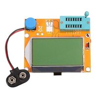 Lcr-t4 12864 Lcd Graphical Transistor Tester Resistance Capacitance Esr Scr Meter - Color: Black