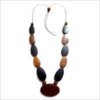 Wooden Pendant Necklace - Various Sizes Available | Ideal For Women's Anniversary, Engagement, Gift, And Wedding Occasions