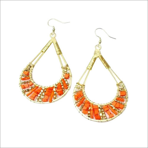 Handmade Beaded Earrings Gender: Women