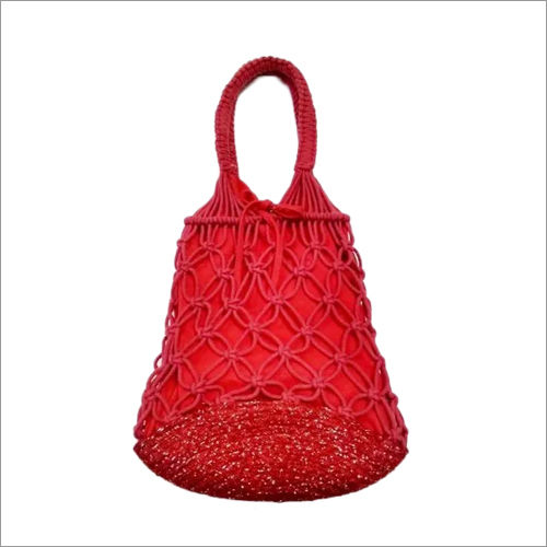 Multicolor Macrame Handbag