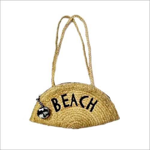 Braided Jute Beach Bag