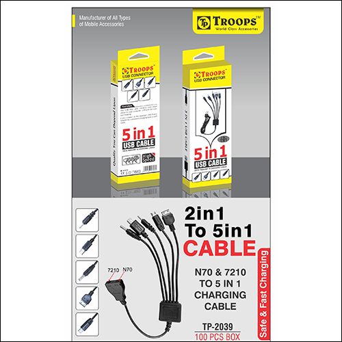 TP-2039 V 2 IN 1 To 5 in 1 Cable