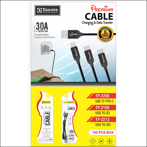 Charging and Data Transfer Cable