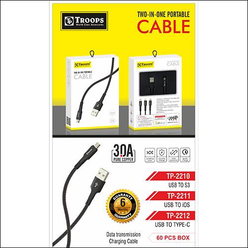 TP-2210, 2211, 2212 V Two in One Portable Cable