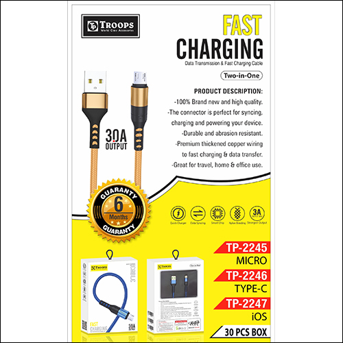 TP-2245 and TP-2246 and TP-2247 V Fast Charging Cable