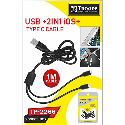 TP-2266 V USB + 2 IN 1 IOS + Type C Cable
