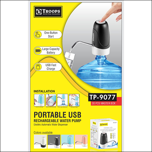 TP-9077 V Portable USB Rechargeble Water Pump