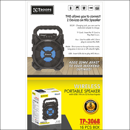 TP-3068 V Wireless Portable Speaker