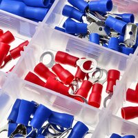 200pcs Heat Shrink Butt Connectors Terminals Kit Holotap 10-22 Awg - Color: Multi
