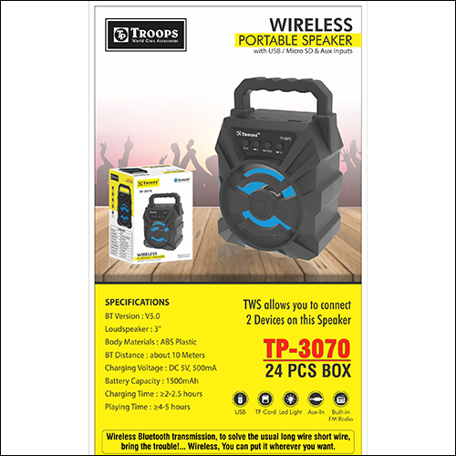 TP-3070 V Wireless Portable Speaker