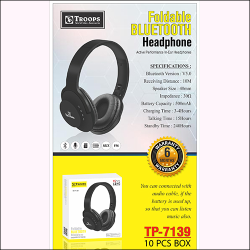TP-7139 V Foldable Bluetooth Headphone