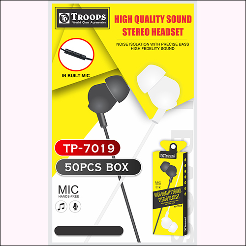TP-7019 V High Quality Sound Stereo Headset