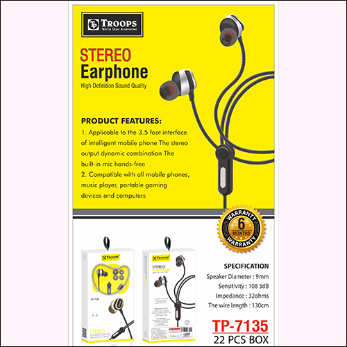 Tp7135 V Stereo Earphone at Best Price in Virar Signatize