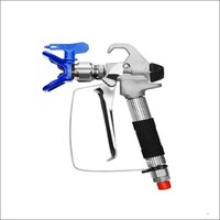Airless Spray Gun - Strong Aluminum Build, Electric Power Source, Sluver Color | Portable, Durable For Industrial Use