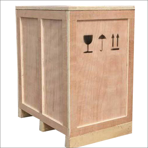 Plywood Packaging Box For Shopping - Wood Material Different Sizes Available | Glossy Lamination Finish Ideal for Commercial Use