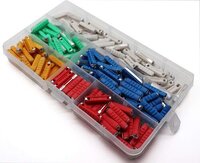 200 Pieces Car Fuse - Color: Green Blue Red