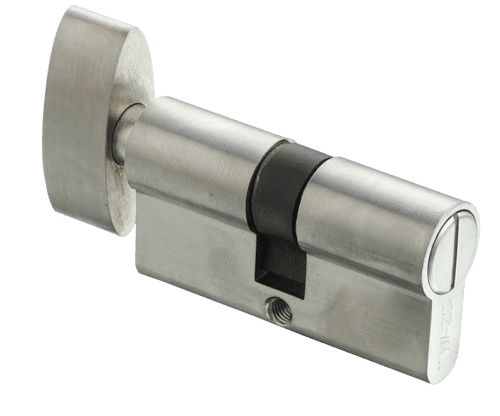 Lock Cylinder One Side Coin And One Side Knob