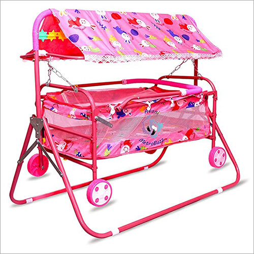 Pink Baby Swing Cradle