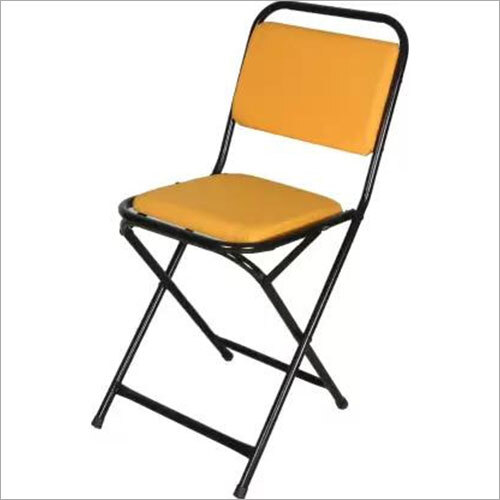 Carbon Steel Yellow Folding Chair