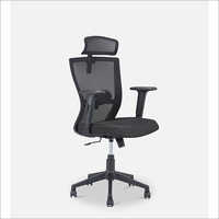 High Back Mesh Chair With Adjustable Arm