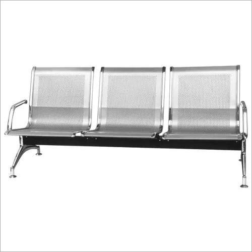 Three Seater Silver Bench