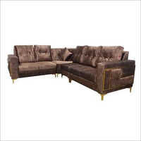 Brown Corner Sofa Set