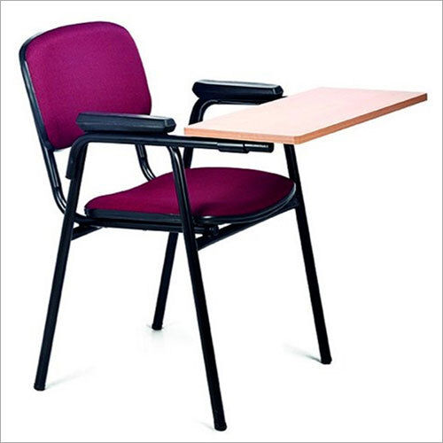 Durable Training Room Writing Pad Chair