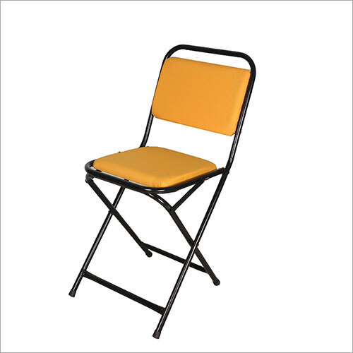 Carbon Steel Yellow Folding Chair