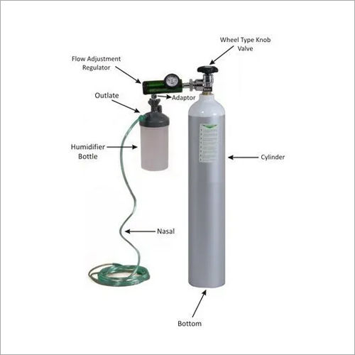 Portable Oxygen Cylinder With Accessories