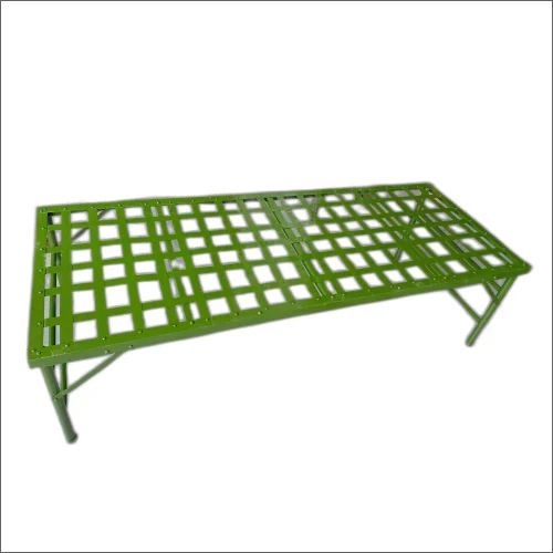 Green Ss Folding Single Bed