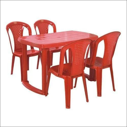 4 Seater Plastic Dining Table