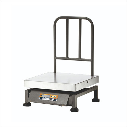 Silver And Black Heavy Duty Platform Weighing Scale