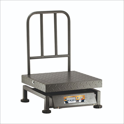 Black Mild Steel Platform Weighing Scale