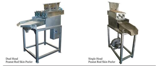 Peanut Peeling Machine - 250 Kg/hr Capacity | Semi-Automatic Whole Nut Blancher