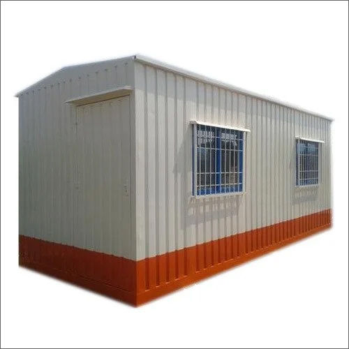 Frp Portable Security Cabin - Steel Frame, PVC Door and Sliding Windows | Durable Design with Enhanced Security Features