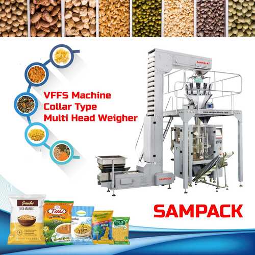 Automatic Multi Head Collar Type Weigh Filling And Packing Machine