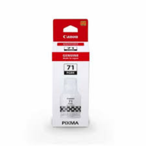 CANON 71 BLACK - Pigment Ink Cartridge, 6000 Page Yield | Compatible with PIXMA, Sharp Prints, Easy Install