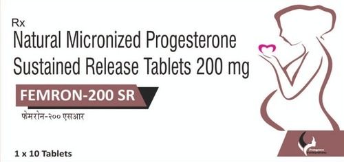 Natural Micronised Progesterone 200 Mg Sr Tablets General Medicines