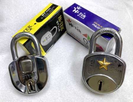 Grey Hitek Style 67 Mm Door Padlock