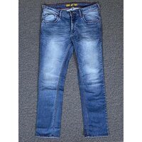 Men's Washed Denim Jeans - Sizes 28-38, 3 Color Options | Regular Fit, Plain Dyed, Stylish For All Seasons