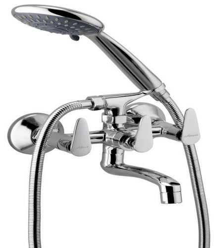 Chrome Mig 21 Wall Mixer 3 Way