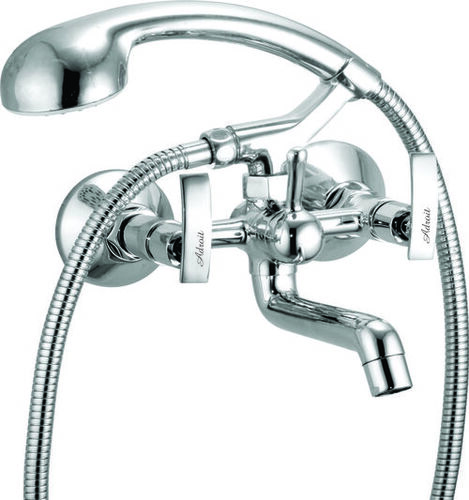 Silver Soft Wall Mixer 3 Way