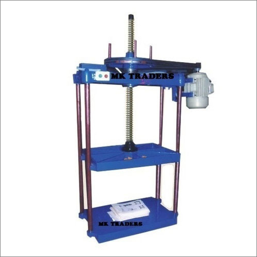 Blue Automatic Book Pressing Machine