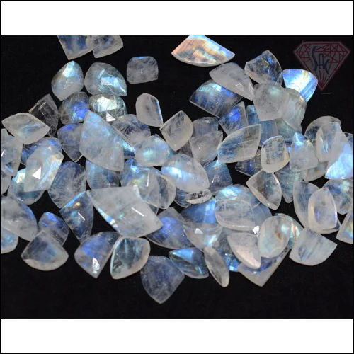 Natural Rainbow Moonstone Loose Gemstone Cabochon