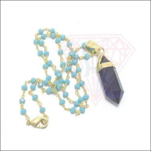 Amethyst Jewelry Pendants Size: 10 X 30 Mm